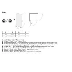 Sealskin Swingdeur Voor Hoekinstap I AM 200x100 Cm RVS 13 Sealskin Swingdeur Voor Hoekinstap I AM 200x100 Cm RVS -Badkamer Verkoop 123 5873