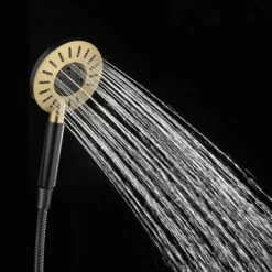 Tiger Handdouche Akcent Zwart Messing -Badkamer Verkoop 123 5881