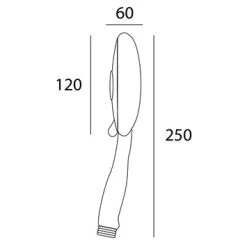 Tiger Handdouche Bologna Ø12 Cm 4 Standen -Badkamer Verkoop 123 5938