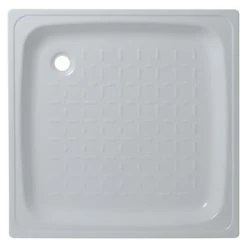 Plieger Douchebak Plaatstaal Dunwandig Vierkant Wit 80x80x80 Cm