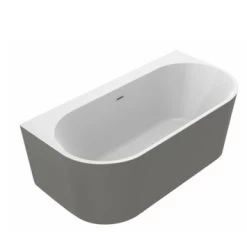 Allibert Bad Ondina Vrijstaand Gun Metal Mat 170x87 Cm