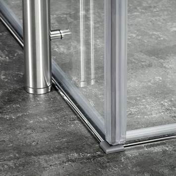 Tiger Boston Vloermontageset Tbv Kwartronde Douchecabine Chroom 100x100 Cm 4 Tiger Boston Vloermontageset Tbv Kwartronde Douchecabine Chroom 100x100 Cm - Afbeelding 2