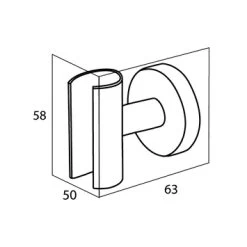 Tiger Douchekophouder Boston RVS 11 Tiger Douchekophouder Boston RVS -Badkamer Verkoop 123 6189