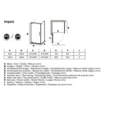 Sealskin Douchecabine Met Swingdeur Impact 90x195 Cm Chroom -Badkamer Verkoop 123 6218