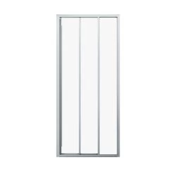 Sealskin Hooked Zijwand Voor Schuifdeur 90x200 Cm, 6 Mm Helder Veiligheidsglas Met Antikalklaag Zilver Hoogglans -Badkamer Verkoop 123 6401