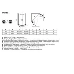 Sealskin Douchecabine Met Dubbele Swingdeur Impact Kwartrond 100x195 Cm Chroom 5 Sealskin Douchecabine Met Dubbele Swingdeur Impact Kwartrond 100x195 Cm Chroom -Badkamer Verkoop 123 6420