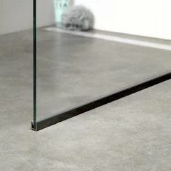 Sealskin Inloopdouche I AM A3 98x200 Cm Zwart -Badkamer Verkoop 123 6493