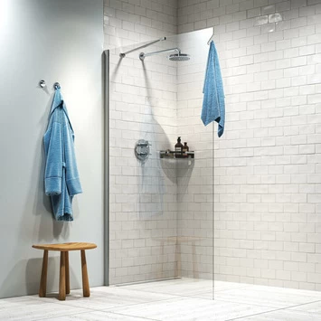 Sealskin Inloopdouche Hooked 120x200cm Hoogglans Aluminium 4 Sealskin Inloopdouche Hooked 120x200cm Hoogglans Aluminium - Afbeelding 2