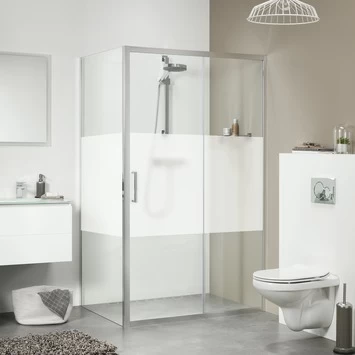 Sealskin Douchecabine Met Schuifdeur Style 120x90x195 Cm Met Gesatineerde Band 3 Sealskin Douchecabine Met Schuifdeur Style 120x90x195 Cm Met Gesatineerde Band