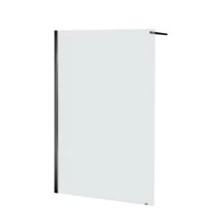 Allibert Douchewand Lago 120x195 Cm Helder Glas Met Zwarte Profielen