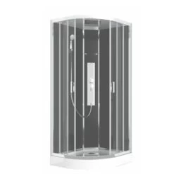 Allibert Douchecabine Gipsy 90x90cm Kwartrond -Badkamer Verkoop 123 6684