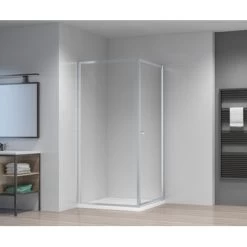 Atlantic Roan Douchewand En -deur 90x90x190cm Chroom -Badkamer Verkoop 123 6691