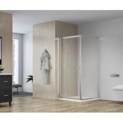 Atlantic Roan Douchewand En -deur 90x90x190cm Chroom -Badkamer Verkoop 123 6693