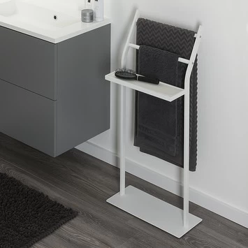 Sealskin Handdoekrek Modern Metaal Wit 5 Sealskin Handdoekrek Modern Metaal Wit - Afbeelding 3