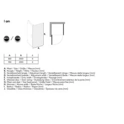 Sealskin Douchecabine Met Swingdeur I AM 100x200 Cm Chroom -Badkamer Verkoop 123 6716