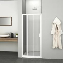 Allibert Schuifdeur Happy Wit 90x185cm