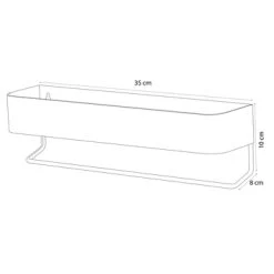 Sealskin Plank- En Handdoekhouder Brix Zwart -Badkamer Verkoop 123 681