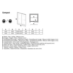 Sealskin Schuifdeur Voor Nis Compact 140x195 Cm Chroom -Badkamer Verkoop 123 6820