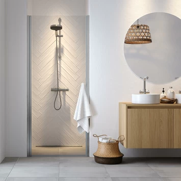 Sealskin Douchedeur Nis Hooked 100x200cm Hoogglans Aluminium 4 Sealskin Douchedeur Nis Hooked 100x200cm Hoogglans Aluminium - Afbeelding 2