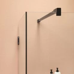 Sealskin Inloopdouche I AM A1 118x30x200 Cm Zwart -Badkamer Verkoop 123 7101