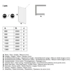 Sealskin Inloopdouche I AM A3 120x200 Cm Zwart 13 Sealskin Inloopdouche I AM A3 120x200 Cm Zwart -Badkamer Verkoop 123 7140