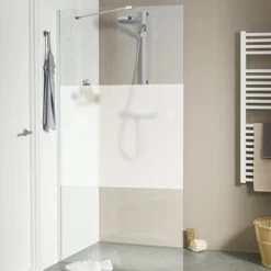 Sealskin Inloopdouche Style A3 98x195 Cm Met Gesatineerde Band -Badkamer Verkoop 123 7160