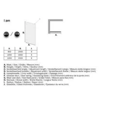 Sealskin Inloopdouche A3 I AM 200x100 Cm Chroom -Badkamer Verkoop 123 7201