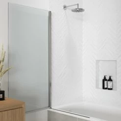 Sealskin Badwand Hooked 75x140cm Hoogglans Aluminium -Badkamer Verkoop 123 7206