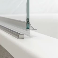 Sealskin Badwand Hooked 75x140cm Hoogglans Aluminium -Badkamer Verkoop 123 7207