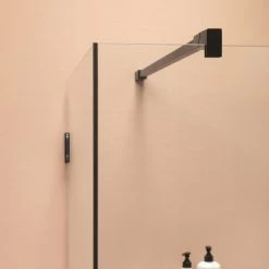 Sealskin Inloopdouche I AM A3 138x200 Cm Zwart -Badkamer Verkoop 123 7257