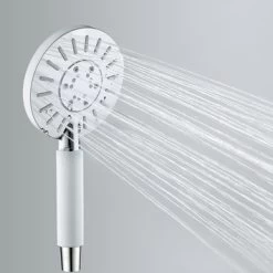 Tiger Regendoucheset Akcent Chroom Wit -Badkamer Verkoop 123 7324