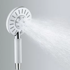 Tiger Regendoucheset Akcent Chroom Wit -Badkamer Verkoop 123 7325