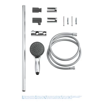 Grohe Doucheset Vitalio Start Met Glijstang 2 Douchestanden 7 Grohe Doucheset Vitalio Start Met Glijstang 2 Douchestanden - Afbeelding 5