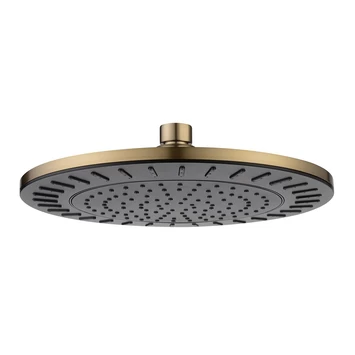 Tiger Regendoucheset Akcent Zwart/messing Incl Kraan En Handdouche Met 3 Straalstanden 5 Tiger Regendoucheset Akcent Zwart/messing Incl Kraan En Handdouche Met 3 Straalstanden - Afbeelding 3