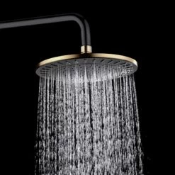 Tiger Regendoucheset Akcent Zwart/messing Incl Kraan En Handdouche Met 3 Straalstanden 16 Tiger Regendoucheset Akcent Zwart/messing Incl Kraan En Handdouche Met 3 Straalstanden -Badkamer Verkoop 123 7344