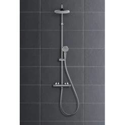 Hansgrohe Douchesysteem Vernis Blend 200 Met Thermostaatkraan Chroom -Badkamer Verkoop 123 7357
