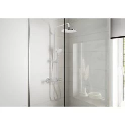 Hansgrohe Douchesysteem Vernis Blend 200 Met Thermostaatkraan Chroom -Badkamer Verkoop 123 7359