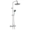 Atlantic Regendouche Asher Chroom Met Thermostatische Douchekraan En Handdouche 3 Douchestanden
