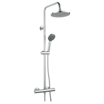 Atlantic Regendouche Asher Chroom Met Thermostatische Douchekraan En Handdouche 3 Douchestanden 3 Atlantic Regendouche Asher Chroom Met Thermostatische Douchekraan En Handdouche 3 Douchestanden