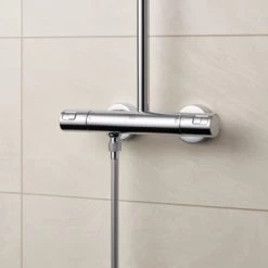 Grohe Douchesysteem Vitalio Start 250 Vierkant Met Thermostaatkraan QuickFix Chroom -Badkamer Verkoop 123 7409