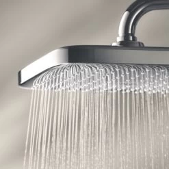Grohe Douchesysteem Vitalio Start 250 Vierkant Met Thermostaatkraan QuickFix Chroom -Badkamer Verkoop 123 7410