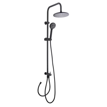 Atlantic Doucheset Carter Zwart Met 3 Standen 3 Atlantic Doucheset Carter Zwart Met 3 Standen