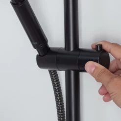 Tiger Doucheset Akcent 3 Straalstanden Zwart/messing -Badkamer Verkoop 123 7529