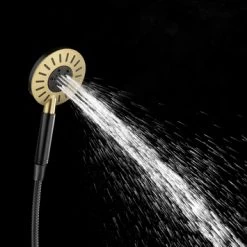 Tiger Doucheset Akcent 3 Straalstanden Zwart/messing -Badkamer Verkoop 123 7530