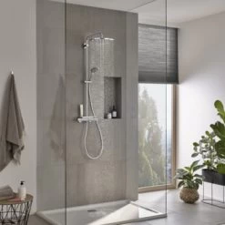 Grohe Douchesysteem Vitalio Joy 310 Cooltouch Met Thermostaatkraan QuickFix Chroom 14 Grohe Douchesysteem Vitalio Joy 310 Cooltouch Met Thermostaatkraan QuickFix Chroom -Badkamer Verkoop 123 7557