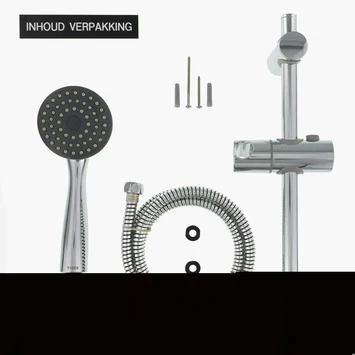 Tiger Splash Doucheset Murcia Waterbesparend Chroom 6 Tiger Splash Doucheset Murcia Waterbesparend Chroom - Afbeelding 4