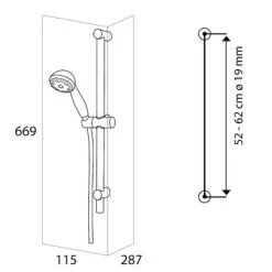 Tiger Splash Doucheset Murcia Waterbesparend Chroom 11 Tiger Splash Doucheset Murcia Waterbesparend Chroom -Badkamer Verkoop 123 7566