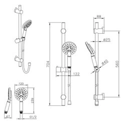 Tiger Douchesysteem Akcent Zwart 32 Tiger Douchesysteem Akcent Zwart -Badkamer Verkoop 123 7581