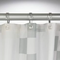 Sealskin Douchegordijn Pixel Textiel Zwart 200x180 Cm -Badkamer Verkoop 123 7696