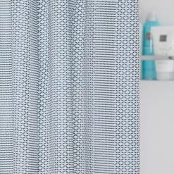 Sealskin Douchegordijn Wave Polyester 180x200 Cm Blauw 10 Sealskin Douchegordijn Wave Polyester 180x200 Cm Blauw -Badkamer Verkoop 123 7701